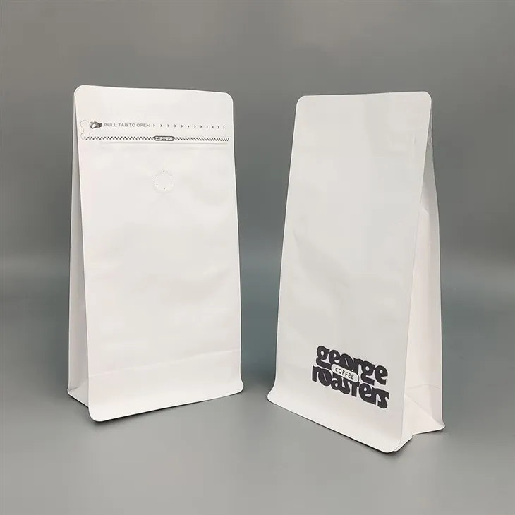 Черный логотип, белый восьми-боковой уплотнительный куб с клапаном