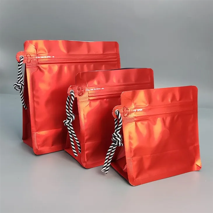 Изготовленная на заказ красная сумка-гармошка с подвесным шнуром