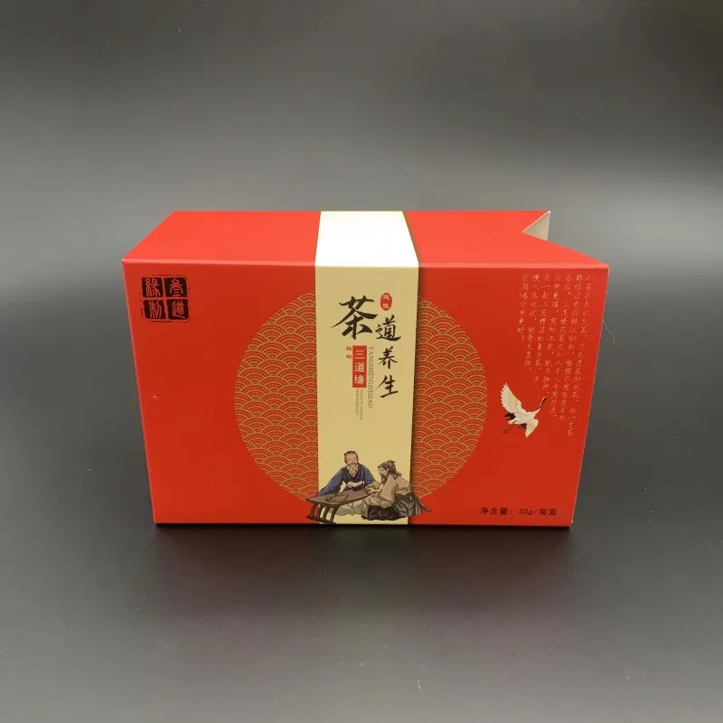 Коробка для чайных пакетиков из крафт-бумаги